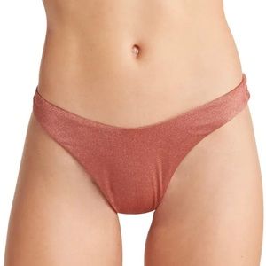 NWT VYB shimmer bikini bottoms, size small